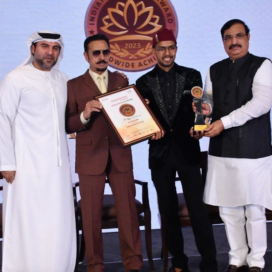 Kartik Paliwal, amongst the Youngest Producers of India got the trophy for the title of 'Emerging Producer of the Year 2023'