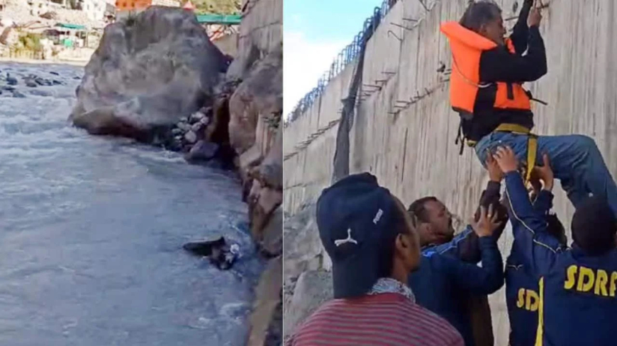 Person from Malaysia fell into the river, the son jumped into the river to save his father, got swept away