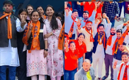 ABVP Dominates Student Union Elections at Garhwal University