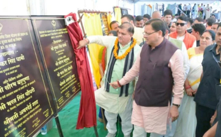 CM Dhami Launches Development Schemes Valued at ₹195 Crore for Rudraprayag District