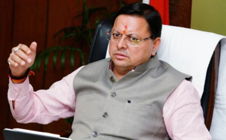 CM Dhami Urges Officials to Ensure Law and Order Along with Food Safety During Festivals