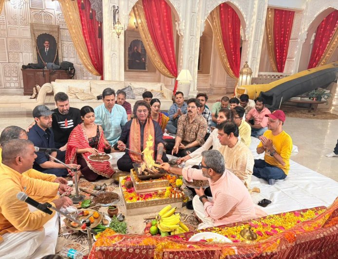 A Sacred Celebration: Rajan Shahi’s Teams Unite for a Spiritual Havan on the Sets of Yeh Rishta Kya Kehlata Hai and Anupama