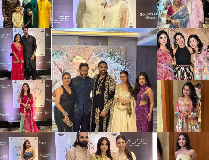 A Night of Lights, Love & Laughter: Neha and Adhvik Mahajan Celebrate Diwali and Birthday in Grand Style