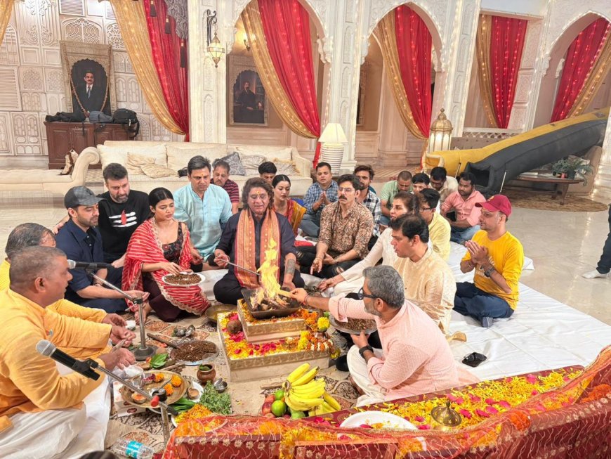 A Sacred Celebration: Rajan Shahi’s Teams Unite for a Spiritual Havan on the Sets of Yeh Rishta Kya Kehlata Hai and Anupama