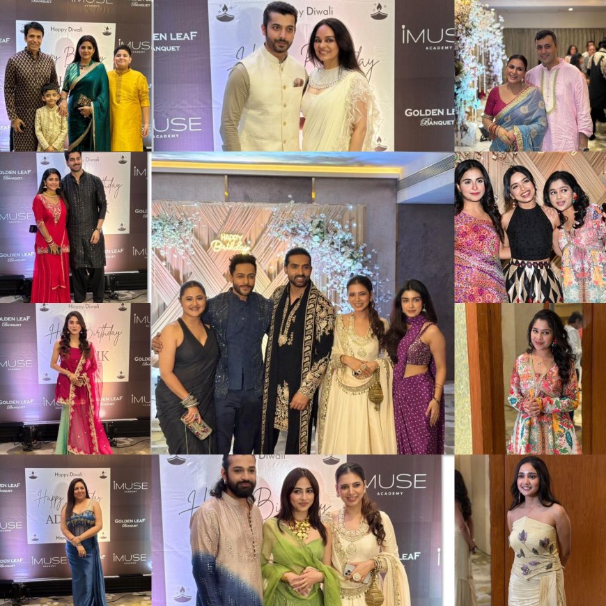 A Night of Lights, Love & Laughter: Neha and Adhvik Mahajan Celebrate Diwali and Birthday in Grand Style
