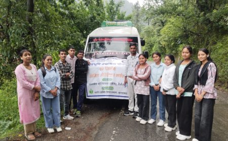 Thirteen Ramgarh College Students Leave for Haldwani to Attend Devbhoomi Entrepreneurship Boot Camp