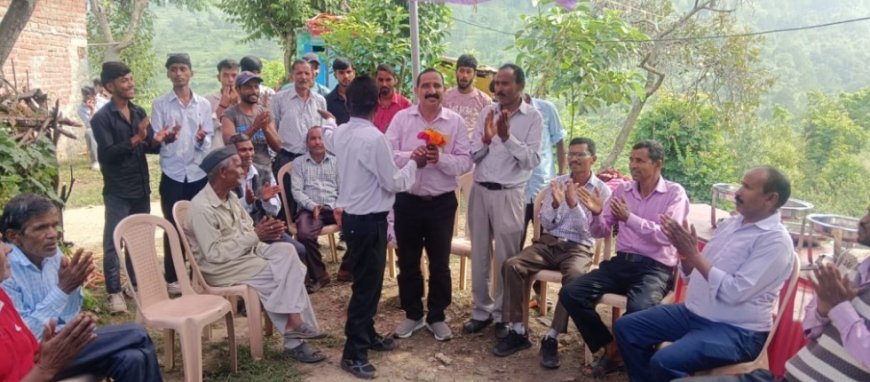 BJP District Executive Member Dr. Bhuvan Chandra Arya Launches Public Outreach Campaign in Nainital