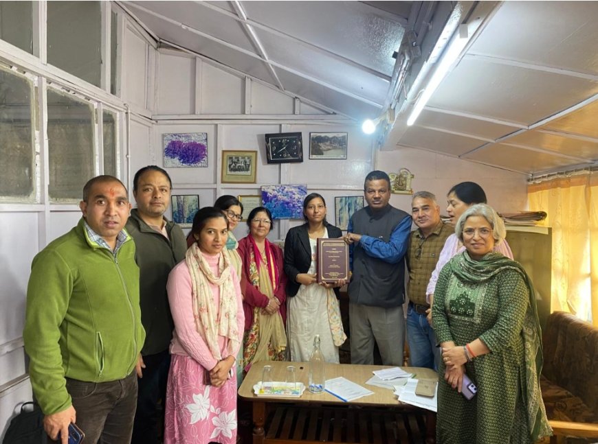 Sheetal Sharma Successfully Completes Ph.D. Viva at Kumaun University's DSB Campus with Research on Asteraceae Species