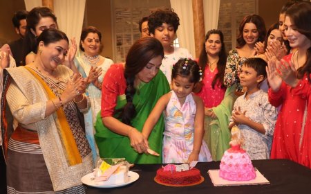 Anupamaa' Sets Turn into Celebration Zone as Cast and Crew Celebrate Little Aadhya’s Birthday