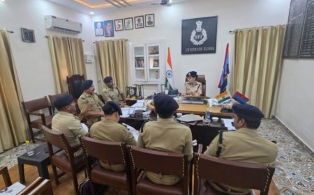 IG Kumaon Directs Police Leadership to Prioritize Crime Control and High-Quality Investigations
