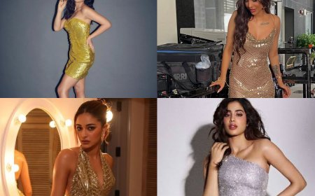 Janhvi Kapoor to Heera Sohal: 4 Bollywood Actresses Who Dazzled in Shimmer Bodycon Dresses