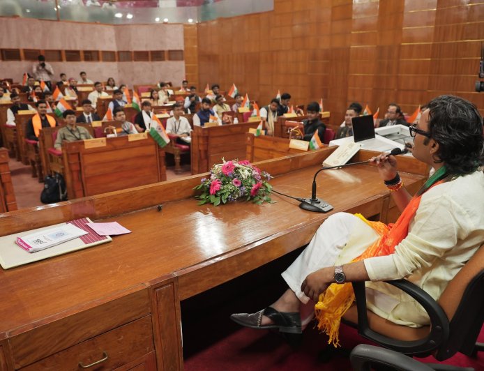 Oorjaguru Ayush Gupta Introduces Reiki and Mindful Energy to Sansad Youth Parliament 2026