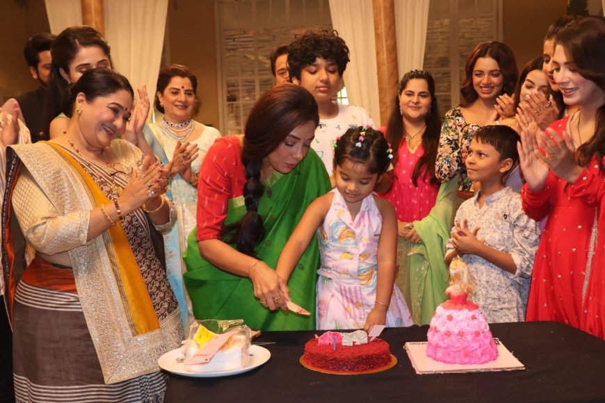 Anupamaa' Sets Turn into Celebration Zone as Cast and Crew Celebrate Little Aadhya’s Birthday