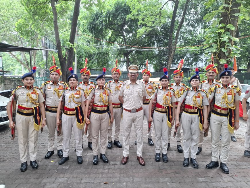 Hauz Khas Police Station Celebrates 80th Independence Day with Patriotic Spirit; Youngest Producer of India Kartik Paliwal Joins the Celebration