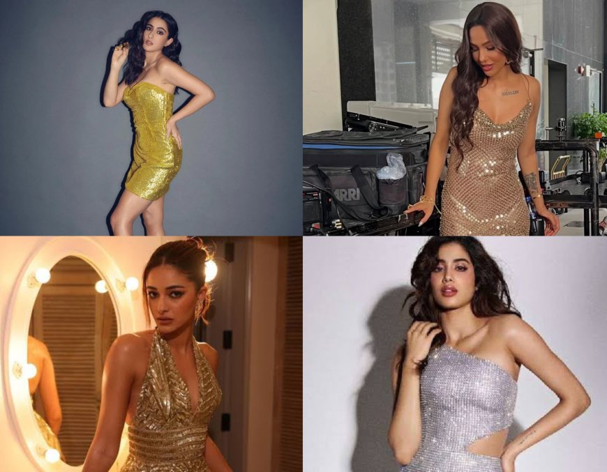Janhvi Kapoor to Heera Sohal: 4 Bollywood Actresses Who Dazzled in Shimmer Bodycon Dresses