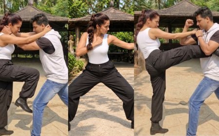 Brown Belt Karate Practitioner Sheena Chohan Harnesses 5 Years of Martial Arts Training for Pan-Indian Action Film ‘Jatasya Maranam Dhruvam’