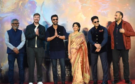 American Creator MrBeast Attends ‘Ramayana’ Red Carpet Event in Mumbai alongside Star Cast