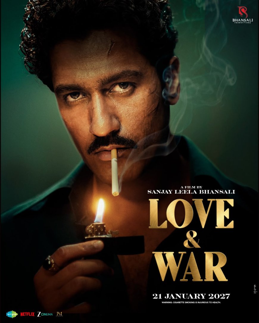 Vicky Kaushal’s Intense First Look Poster Unveiled for Sanjay Leela Bhansali’s ‘Love & War’